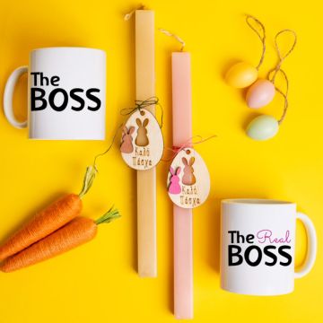 The Boss & The Real Boss - Λαμπάδες Με Κούπες