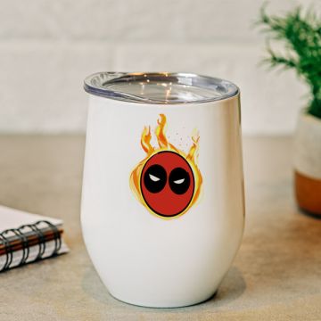 Μad Deadpool -  Κούπα Θερμός 355ml - Λευκό