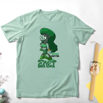 ΣτρουμφοΣλατίνα - Λαμπάδα Με Μπλούζα - Μέντα