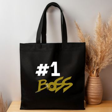 #1 Boss M - Πάνινη τσάντα MemoryBox - Μαύρο