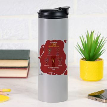 100 Χρόνια Θρύλος 82 Κύπελλα Δόξας! - Sports Gym Θερμός 600 ml - Γκρι