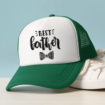 BEST father - Καπέλο Trucker MemoryBox - Πράσινο