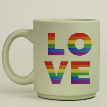 LOVE - Κούπα Πούδρα MemoryBox - Pastel Πράσινο