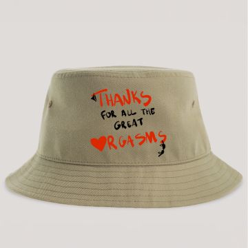 Thanks for all the Great Orgasms - Καπέλο Bucket MemoryBox - Μπεζ