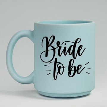 Bride to be - Κούπα Πούδρα MemoryBox - Pastel Γαλάζιο