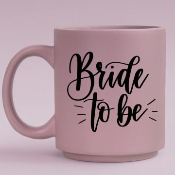 Bride to be - Κούπα Πούδρα MemoryBox - Pastel Λιλά