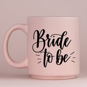 Bride to be - Κούπα Πούδρα MemoryBox - Pastel Ροζ