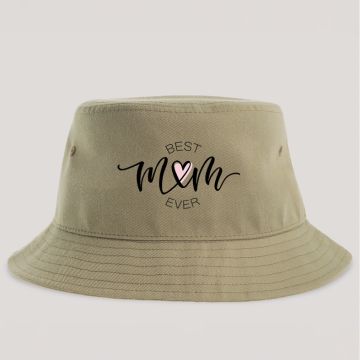 BEST MOM EVER - Καπέλο Bucket MemoryBox - Μπεζ