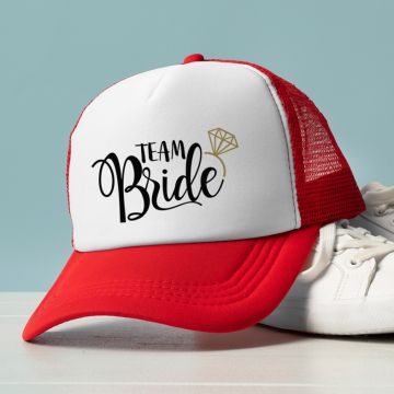 TEAM Bride - Καπέλο Trucker MemoryBox - Κόκκινο