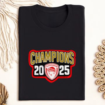 CHAMPIONS 2025 - Μπλούζα MemoryBox - Μαύρο