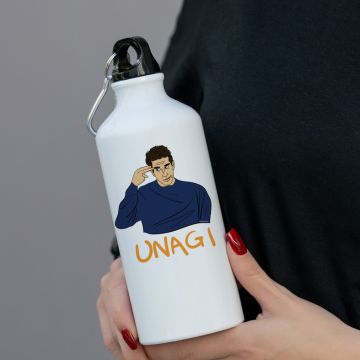 UNAGI - Ποδηλατικό Μπουκάλι 600 ml Cult Collection MemoryBox - Λευκό