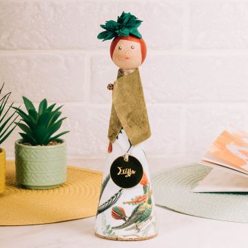 Sophia - Ξύλινη Χειροποίητη Κούκλα