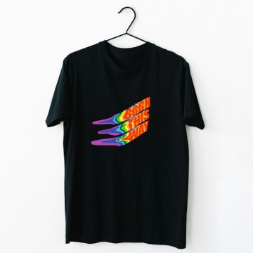 Born This Way- Organic Vegan T-Shirt Unisex - Μαύρο