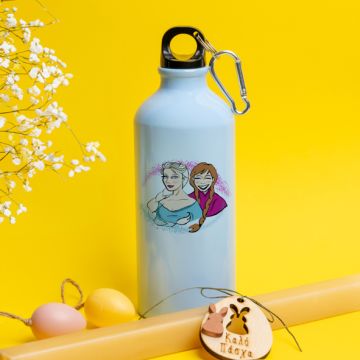 Elsanna - Λαμπάδα Με Ποδηλατικό Μπουκάλι 600ml - Γαλάζιο