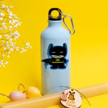 Batboy - Λαμπάδα Με Ποδηλατικό Μπουκάλι 600ml - Γαλάζιο