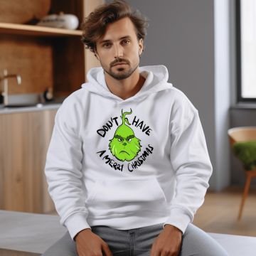 DON'T HAVE A MERRY CHRISTMAS- Φούτερ - Λευκό