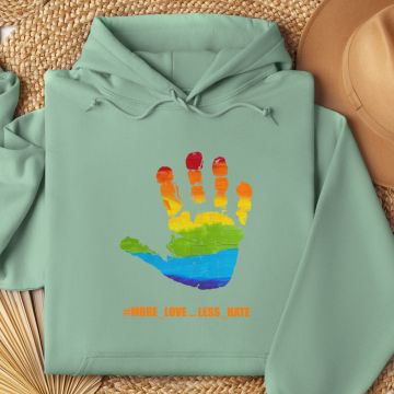 More Love Less Hate - Φούτερ - Μέντα