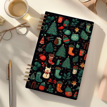 Christmas - Ξύλινο Ημερολόγιο Ατζέντα
