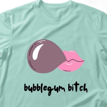 Bubblegum b*tch - Λαμπάδα Με Μπλούζα - Μέντα