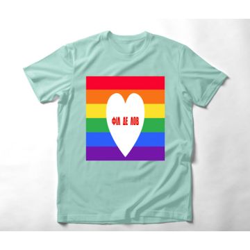 ΦΙΛ ΔΕ ΛΟΒ - Organic Vegan T-Shirt Unisex - Μέντα