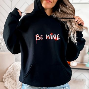 BE MINE - Hoodie - Μαύρο