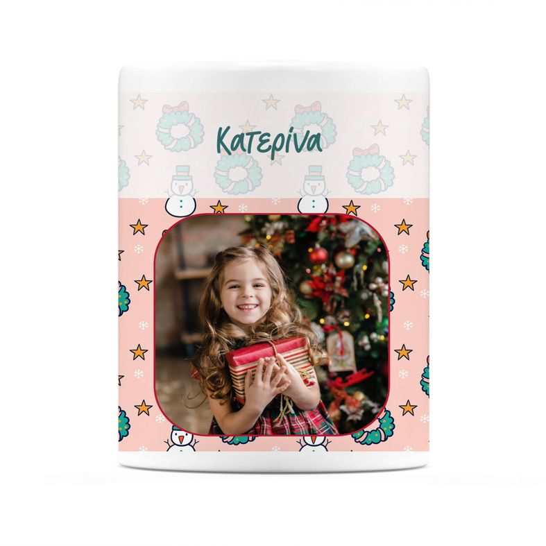 Χιονάνθρωπος Theme - Κούπα MemoryBox - Κόκκινο