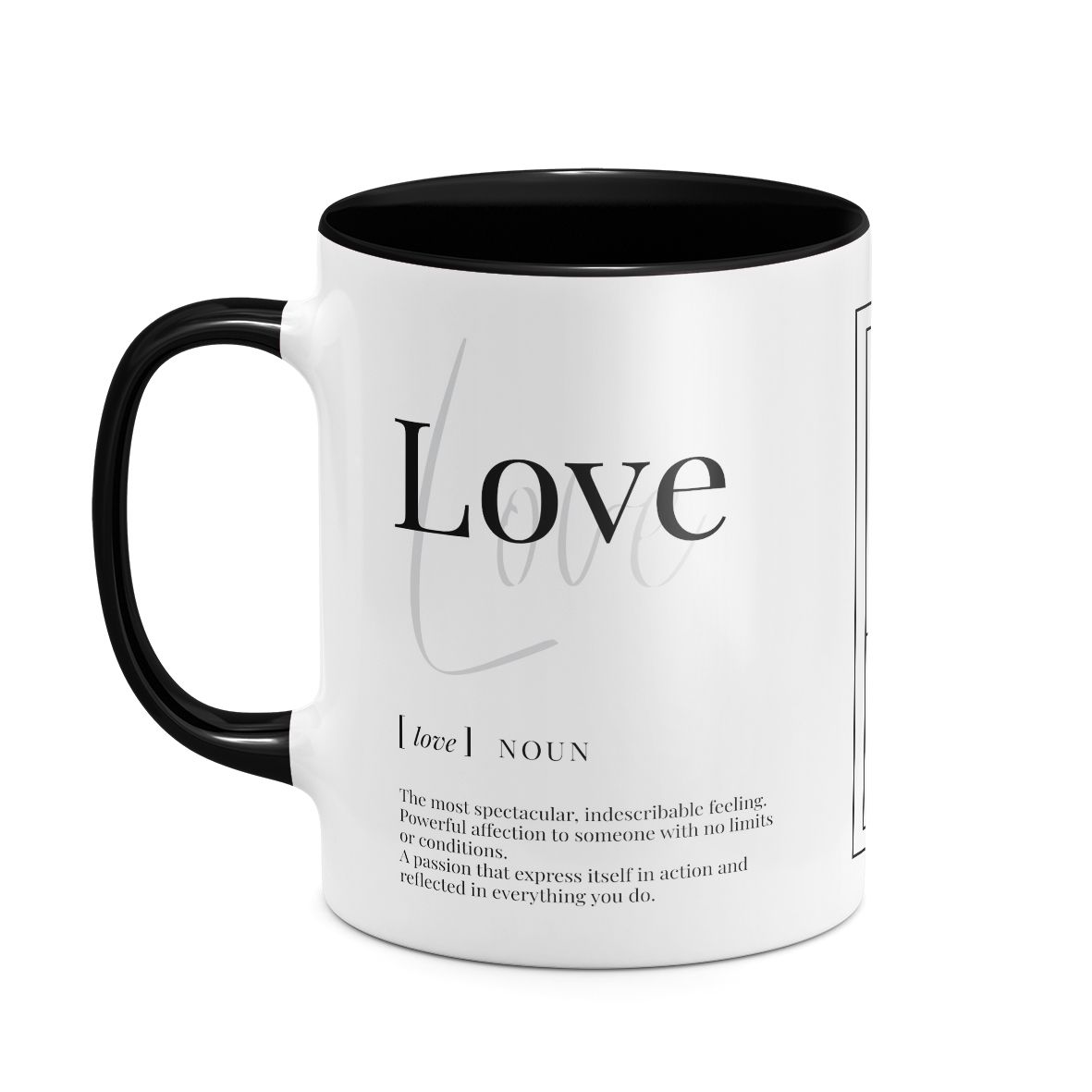 Love Definition - Κούπα - Μαύρο