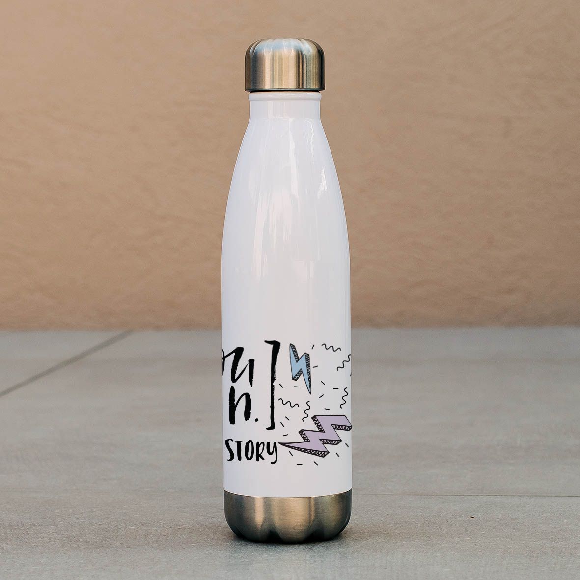 You Can - Μπουκάλι Θερμός 500ml - Λευκό