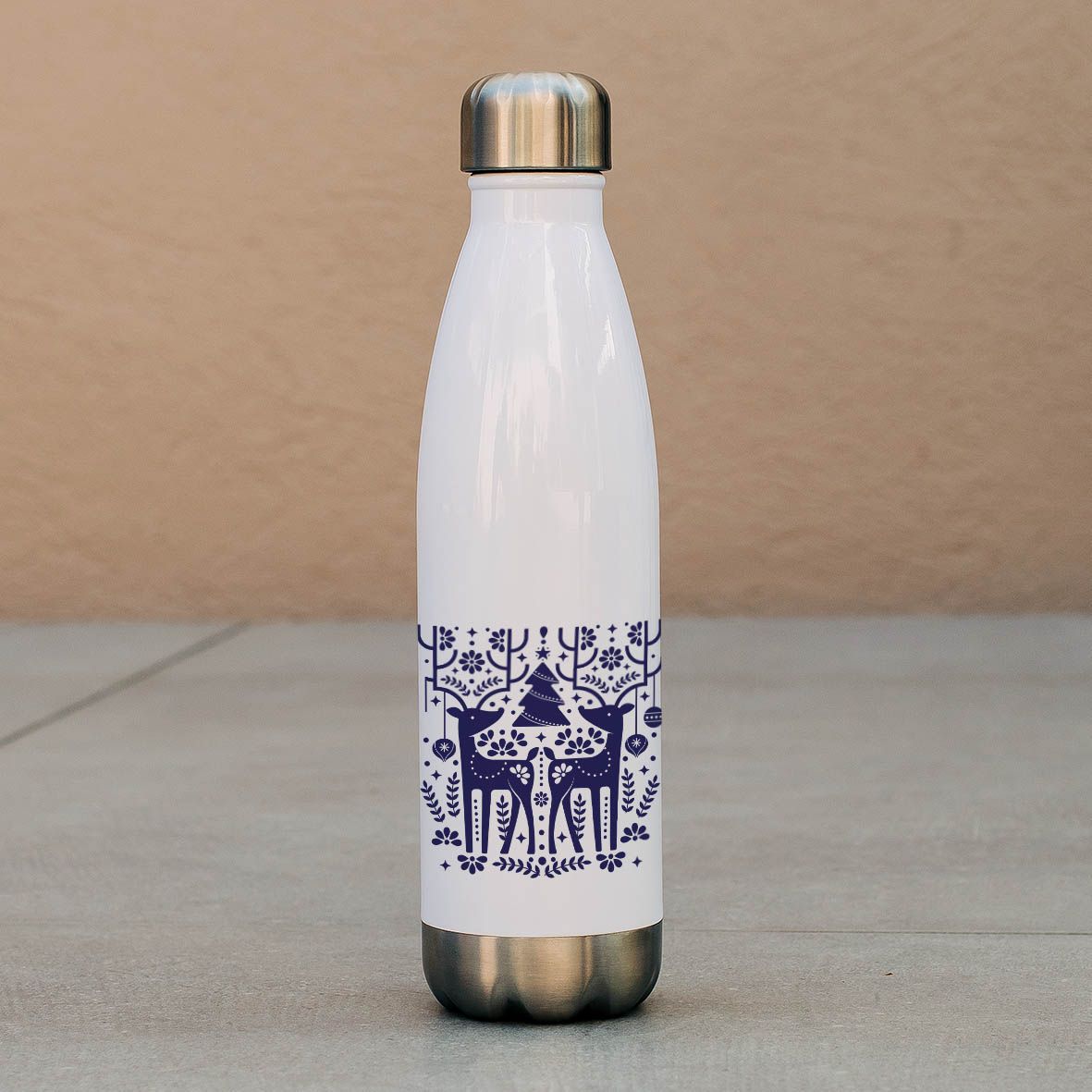 Xmas Deers - Μπουκάλι Θερμός 500ml