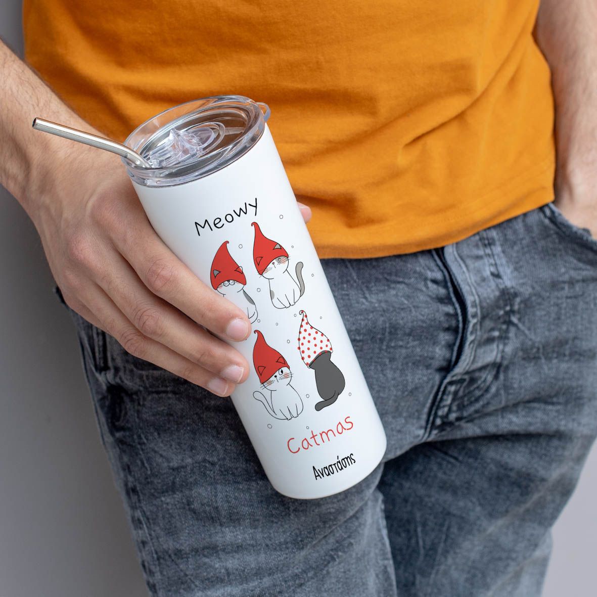 Xmas Cats - Ποτήρι Θερμός 600ml