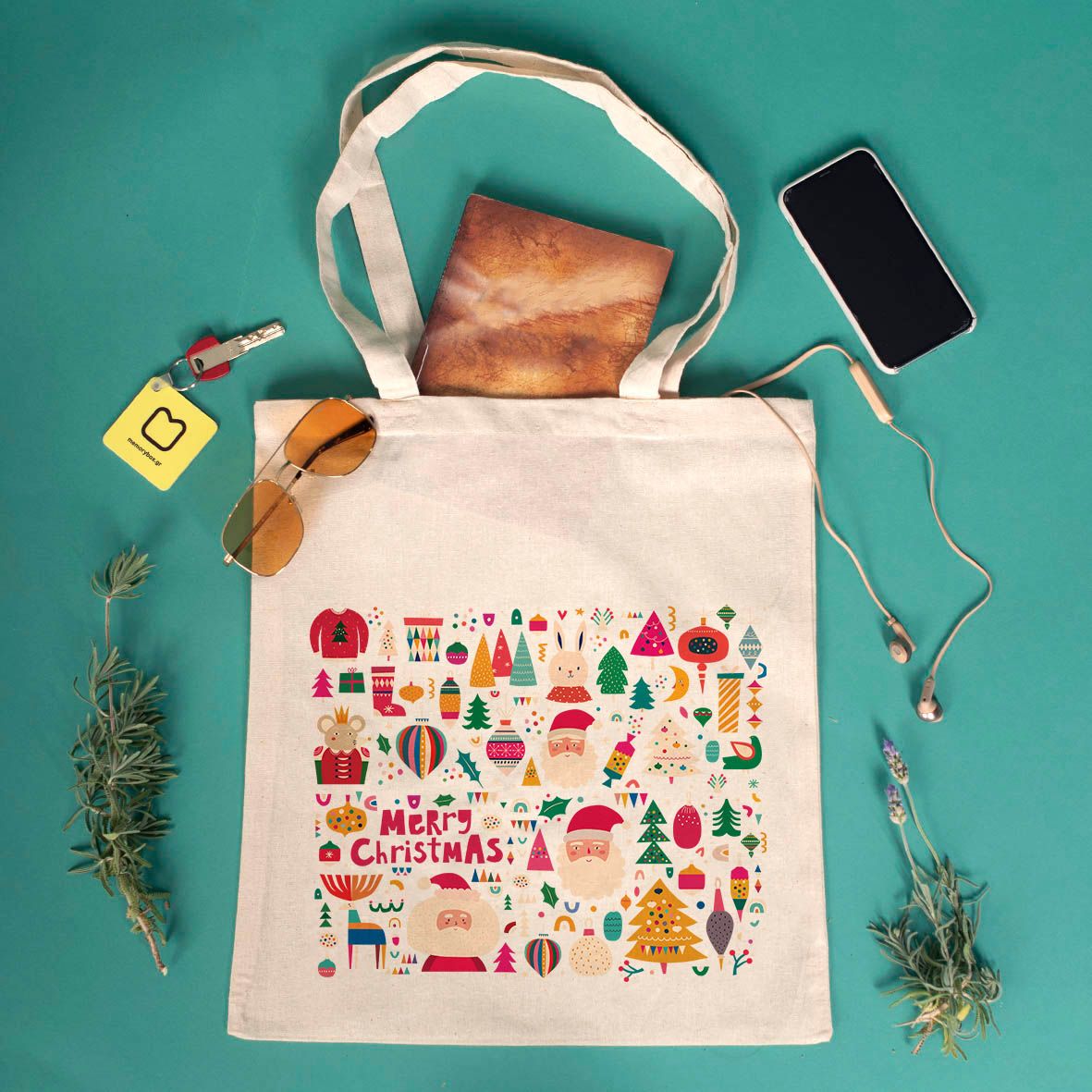 Xmas Pattern - Πάνινη Τσάντα