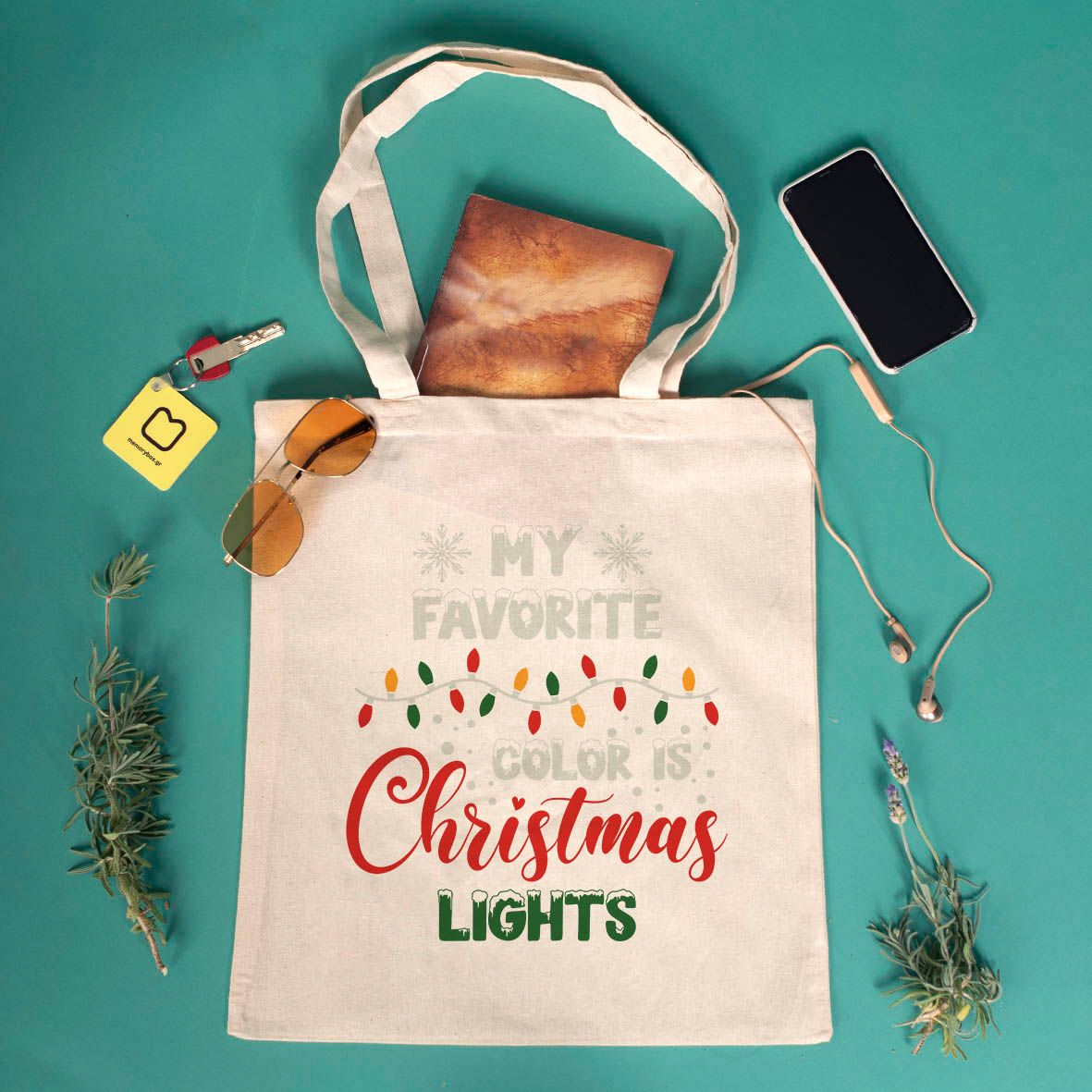 Xmas Lights - Πάνινη Τσάντα