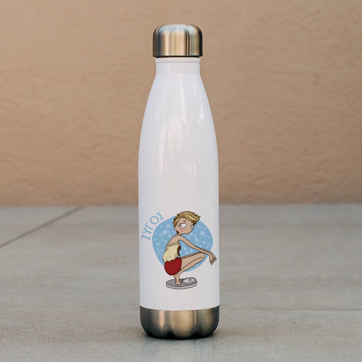 Ζυγός - Μπουκάλι Θερμός 500ml - Λευκό