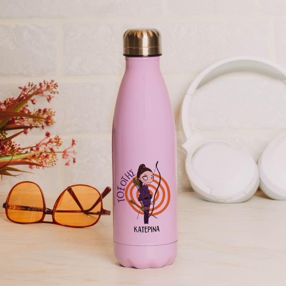 Τοξότης - Μπουκάλι Θερμός 500ml - Μωβ