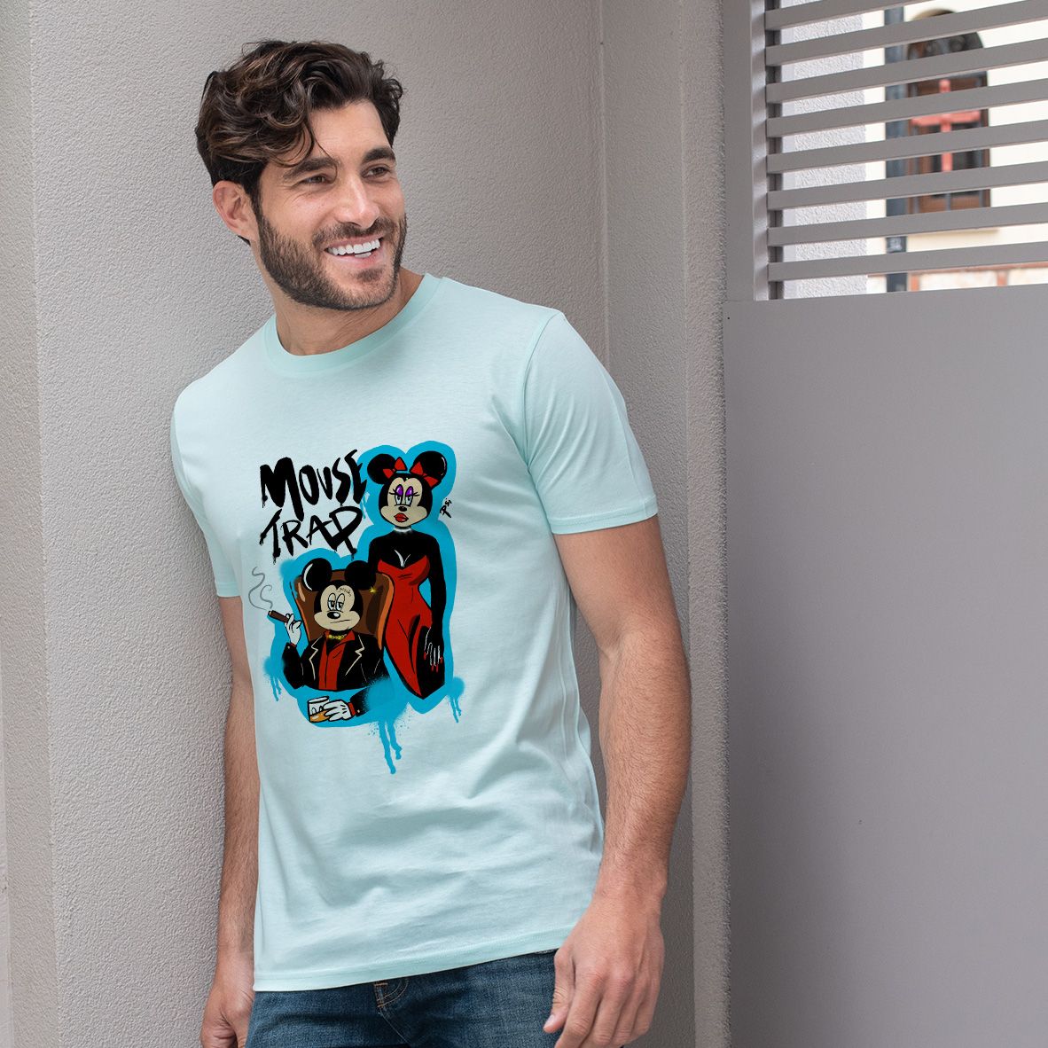 Mouse Trap - Organic Vegan T-Shirt Unisex - Μέντα