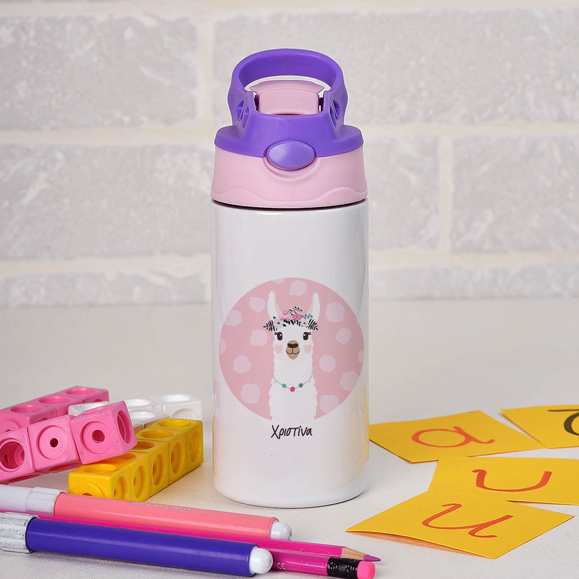 Lama - Παγούρι Θερμός - Μωβ/Ροζ