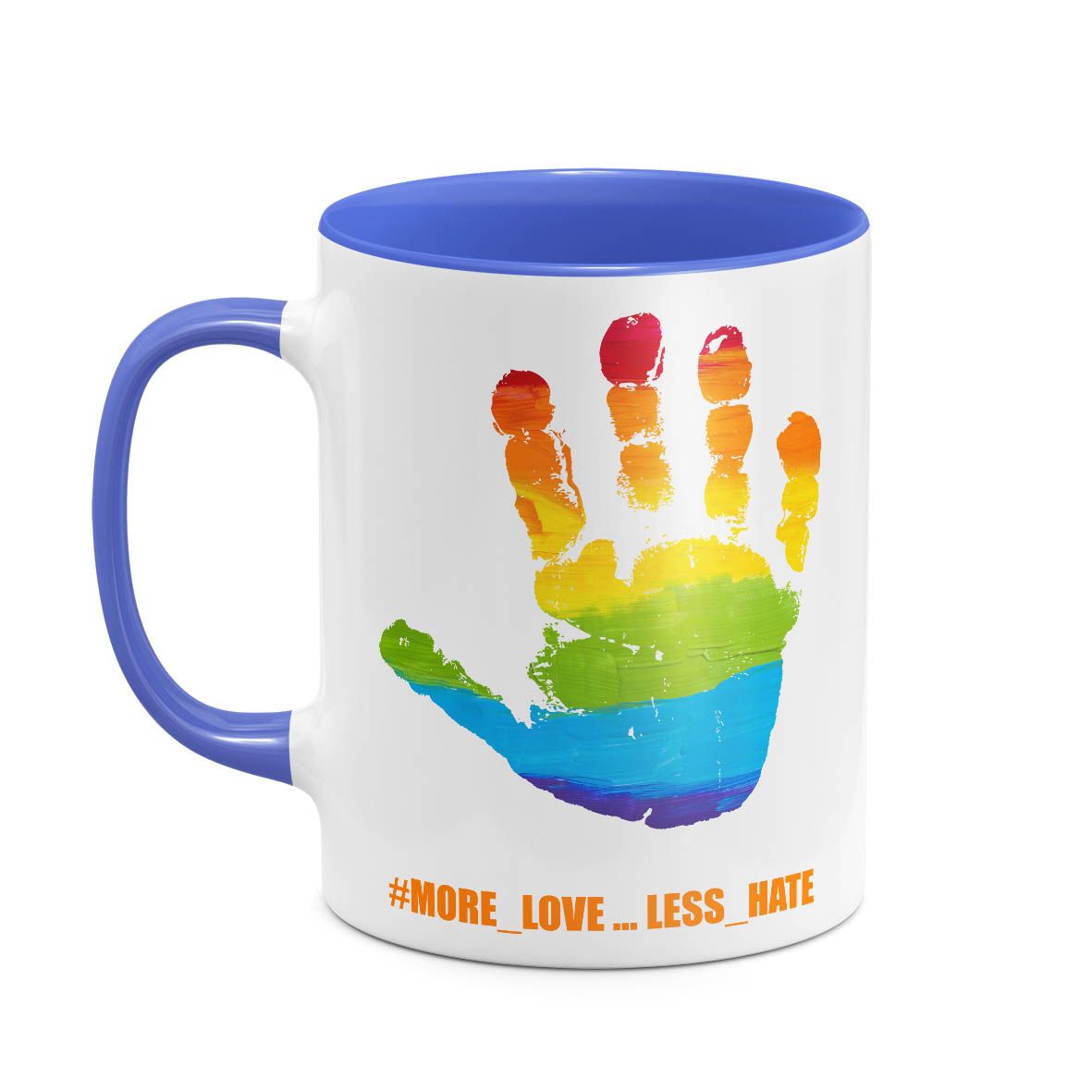 Less Hate - Κούπα - Μπλε