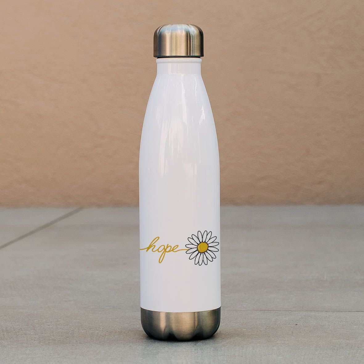 Hope - Μπουκάλι Θερμός 500ml - Λευκό