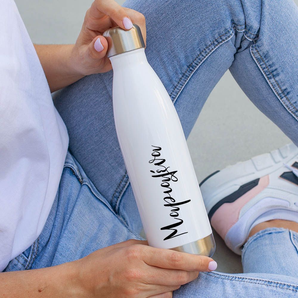 Name II- Μπουκάλι Θερμός 500ml - Λευκό