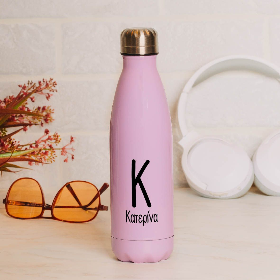 Big Name - Μπουκάλι Θερμός 500ml - Μωβ