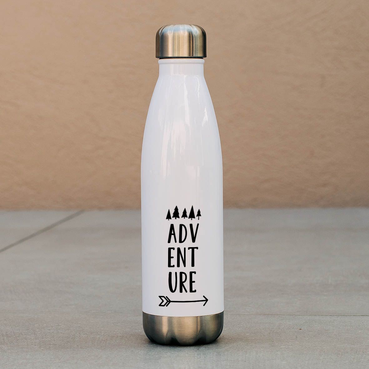 Adventure - Μπουκάλι Θερμός 500ml - Λευκό