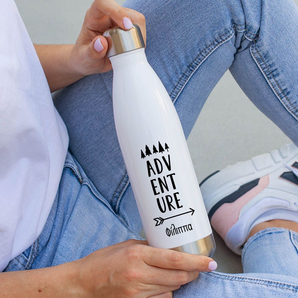 Adventure - Μπουκάλι Θερμός 500ml - Λευκό