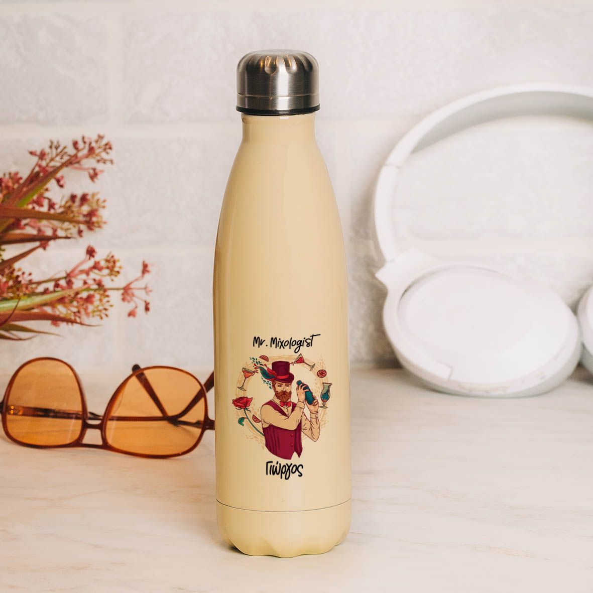 Mr. Mixologist - Μπουκάλι Θερμός 500ml - Μέντα