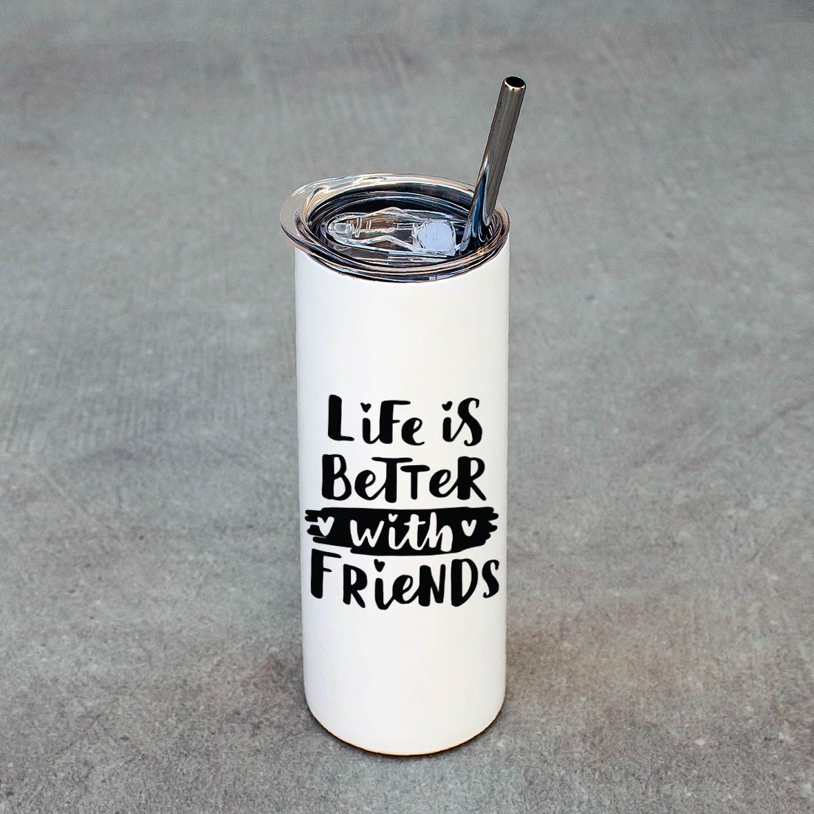 Life Is Better With Friends - Ποτήρι θερμός 600ml