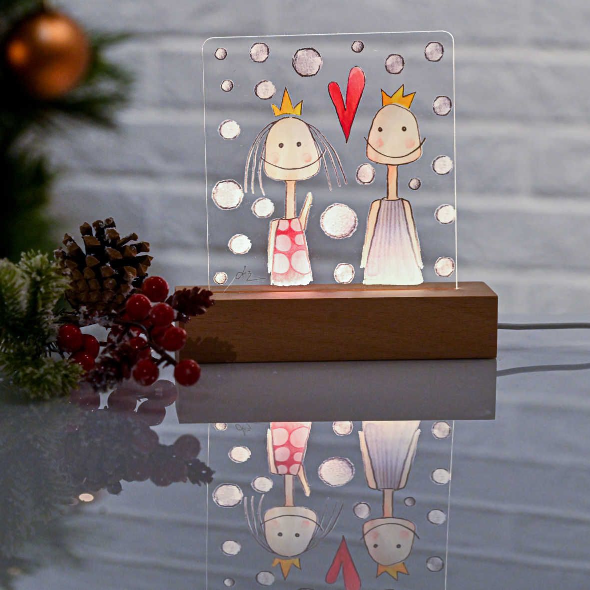 Ζευγάρι - Φωτιστικό Χειροποίητο