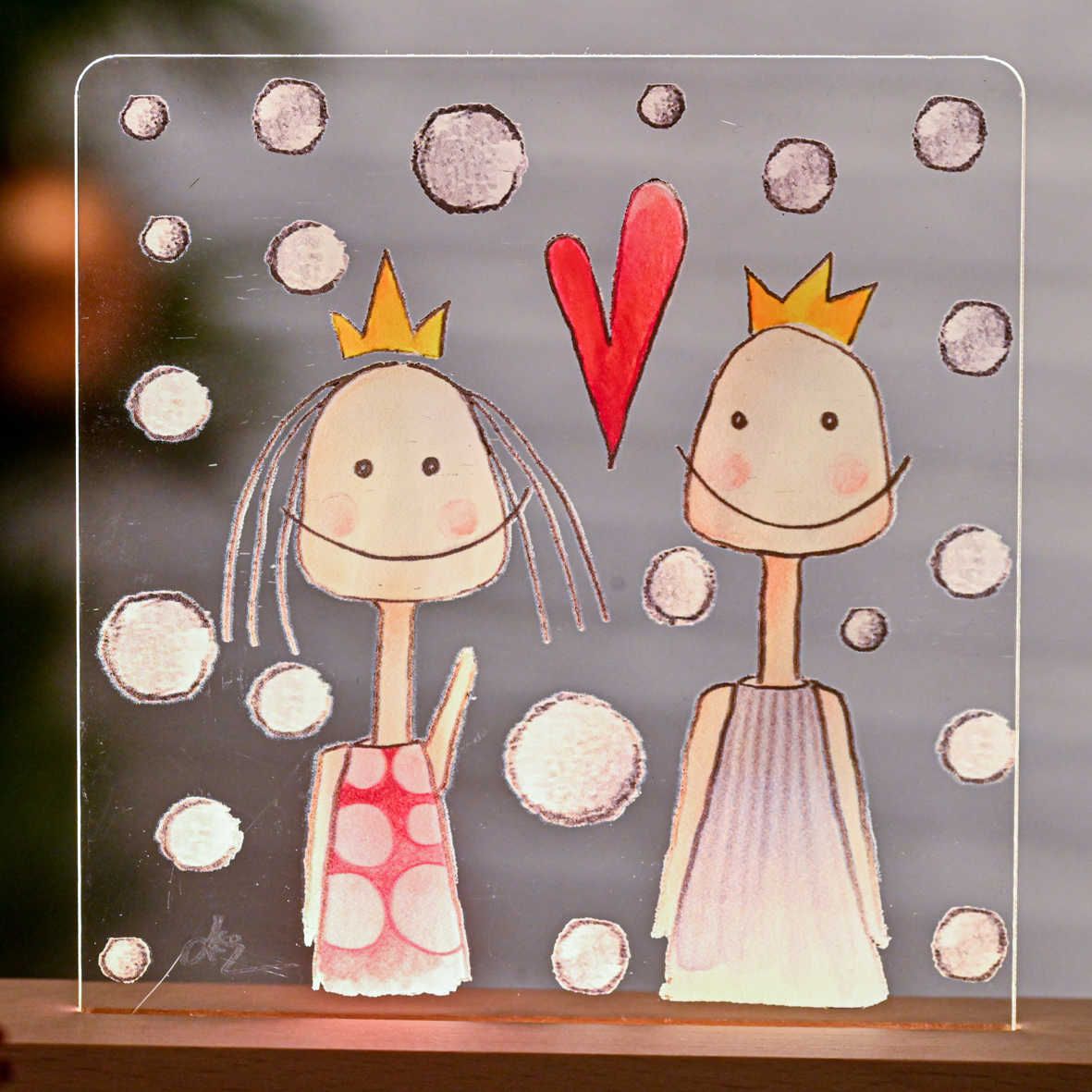 Ζευγάρι - Φωτιστικό Χειροποίητο