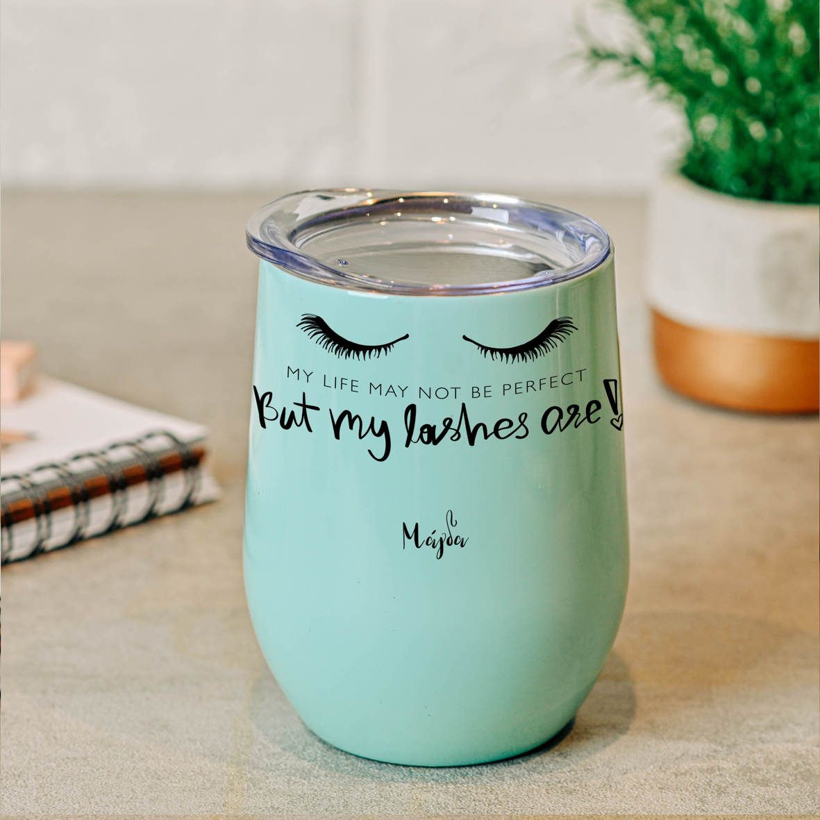 Perfect Lashes - Κούπα Θερμός 355ml - Μέντα