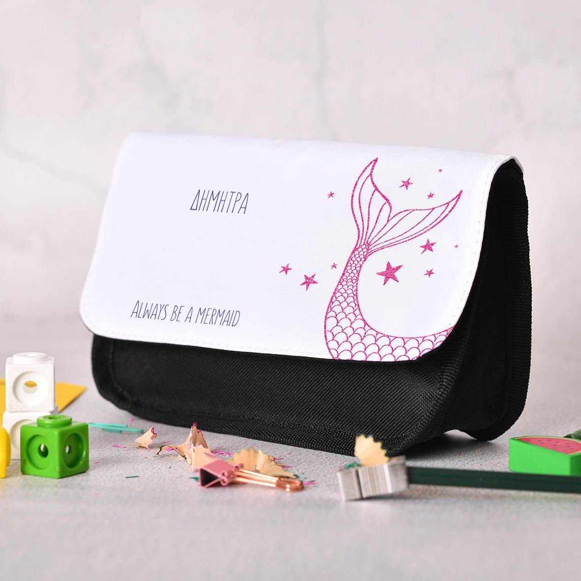 Γοργόνα - Κασετίνα Υφασμάτινη - Μαύρο