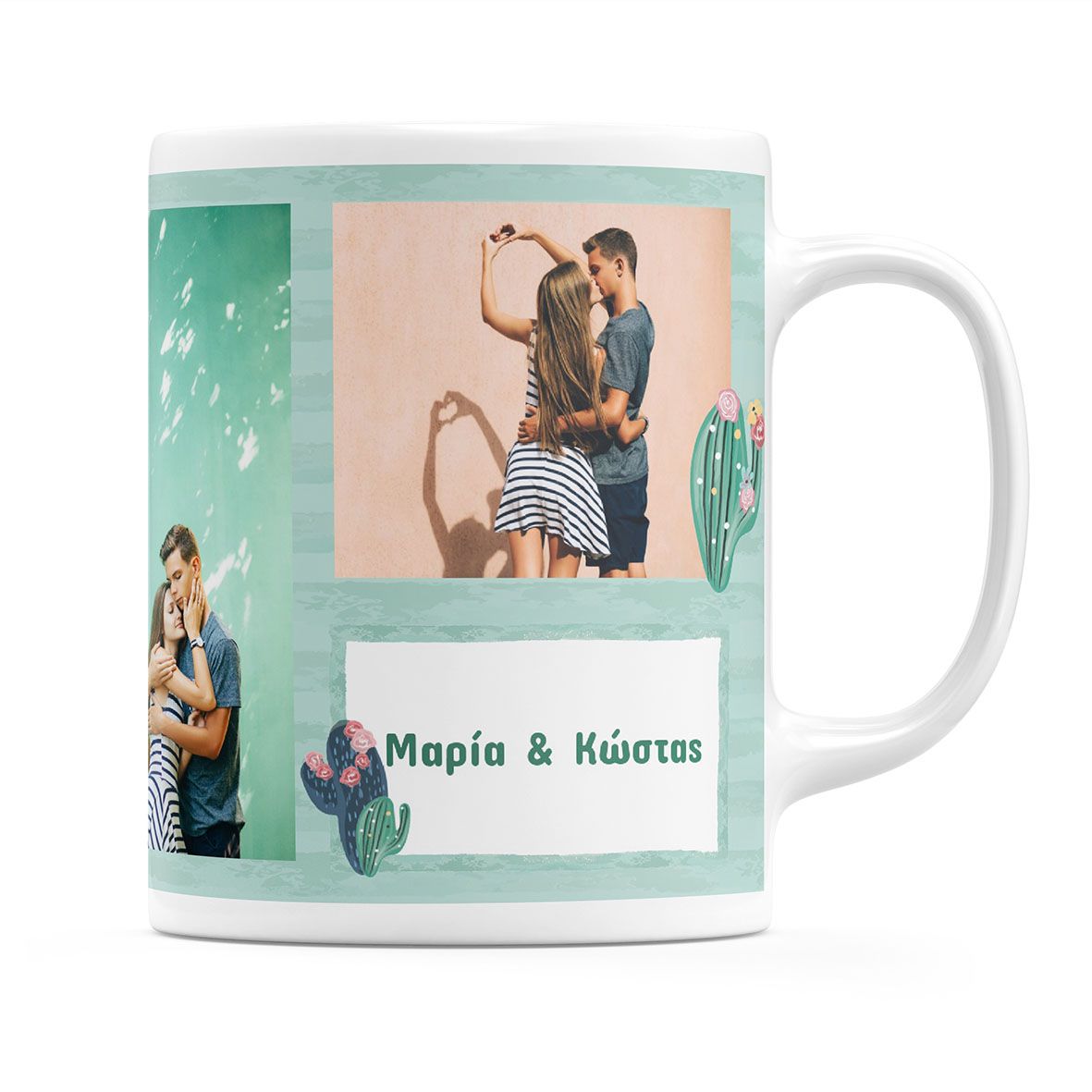 Cactus Love - Κούπα - Λευκό