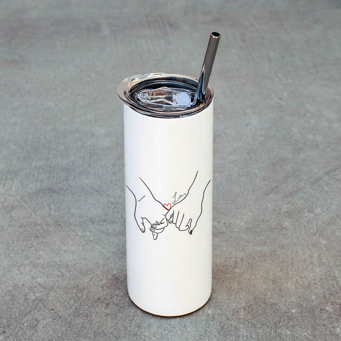 Minimal Hands - Ποτήρι Θερμός 600ml